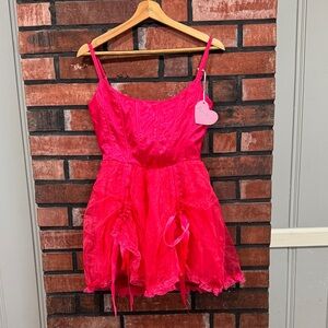 Sugar Thrillz hot Pink Mini dress